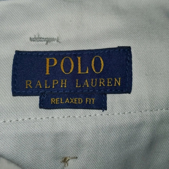 POLO by Ralph Lauren Relaxed Fit Flat Front 100% Cotton Size 38 - Picture 9 of 11